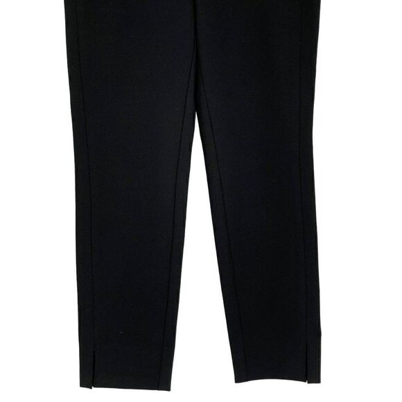 J. Jill Ponte Slim Leg Tapered Pants Black Elastic Waist Stretch Women Small - Picture 3 of 9